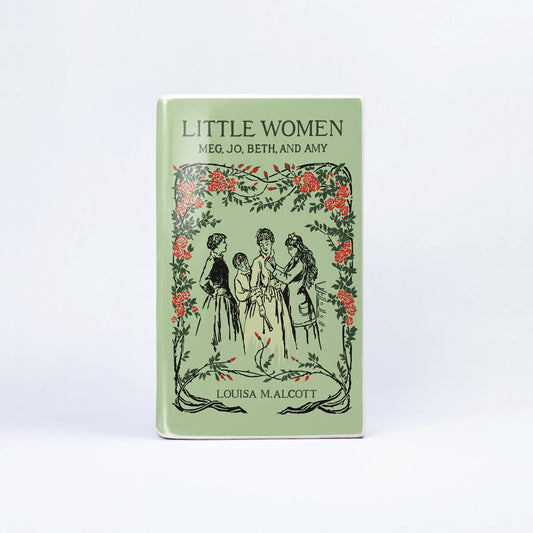 Little Women Ceramic Book Vase