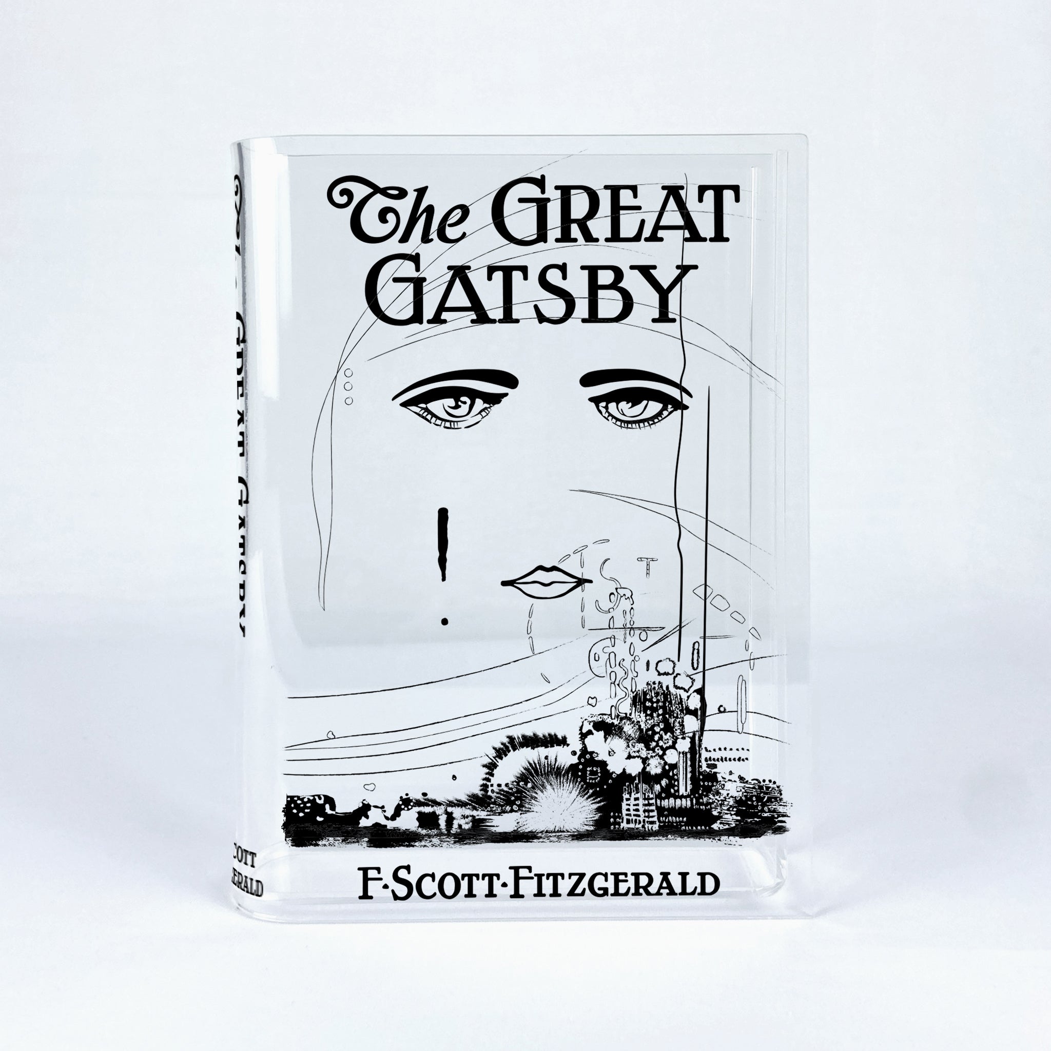 The Great Gatsby Acrylic Book Vase