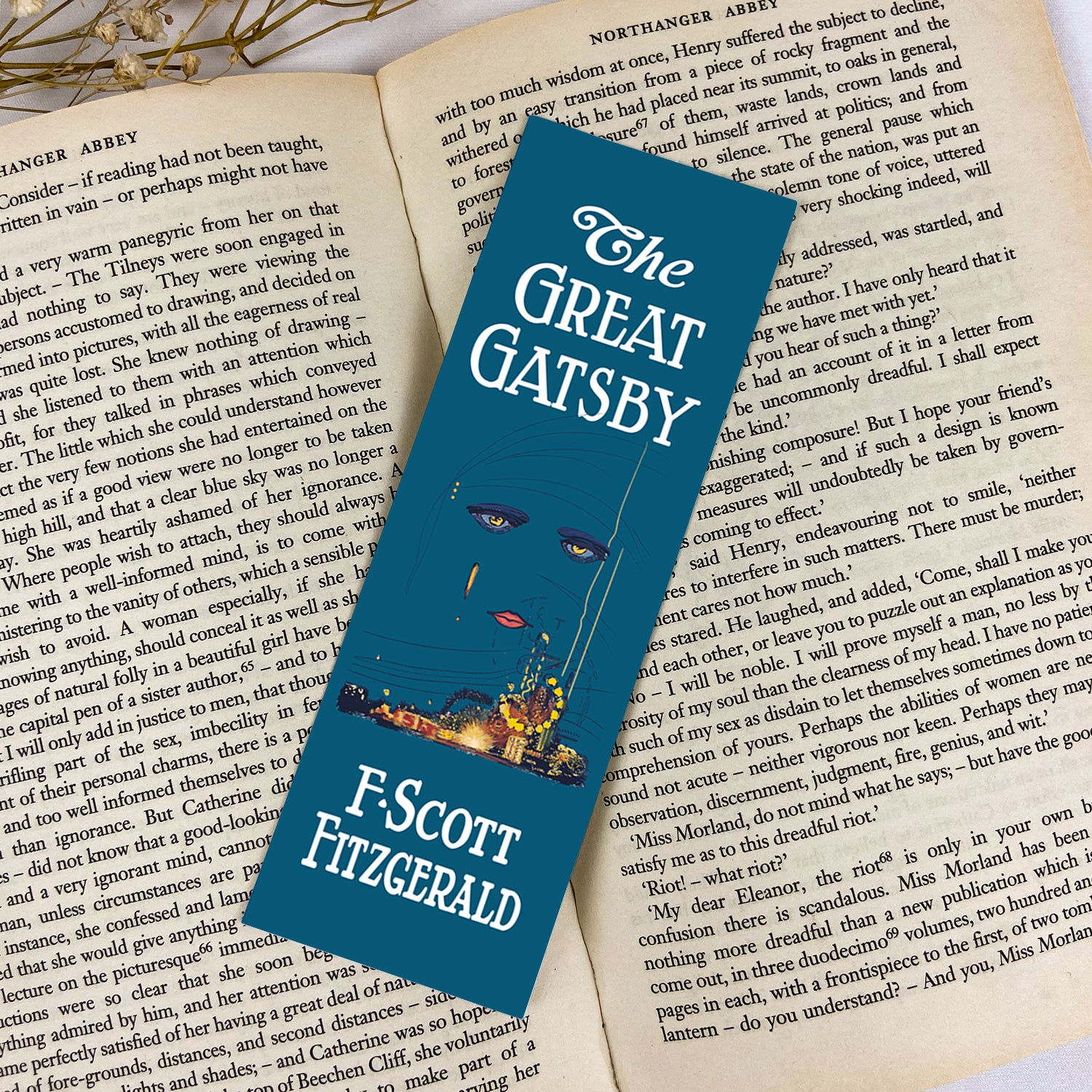 The Great Gatsby Paper Bookmark