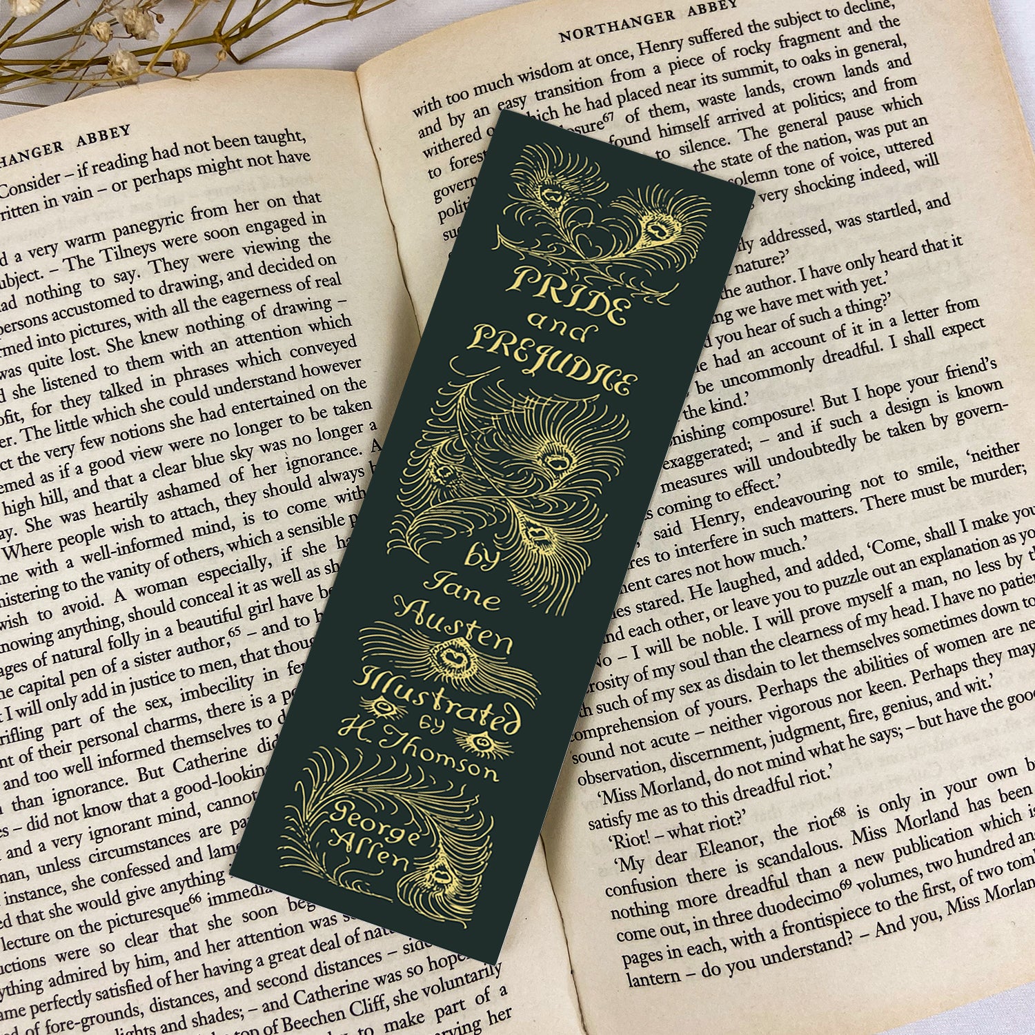 Pride and Prejudice Paper Bookmark