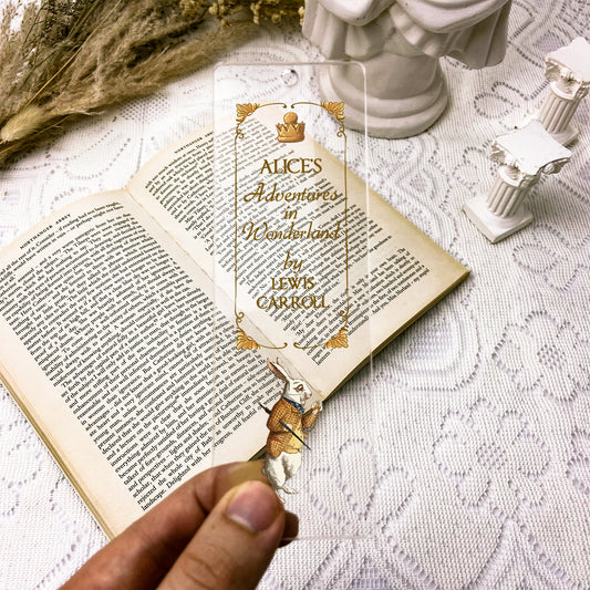 Alice's Adventures in Wonderland Acrylic Bookmark