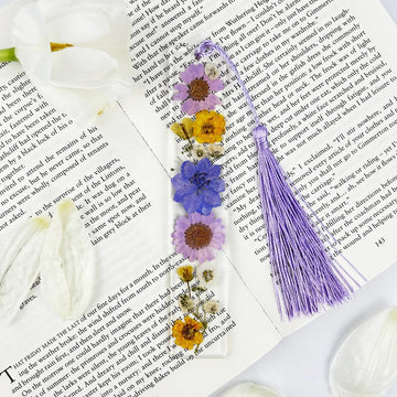 Purple Flower Bookmark