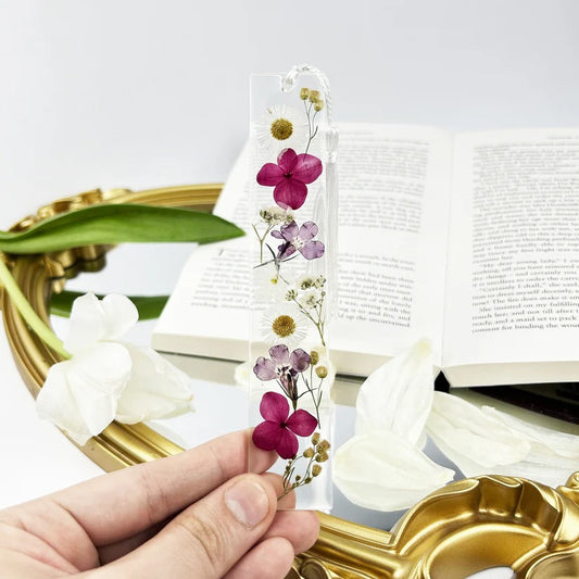 Red Flower Bookmark