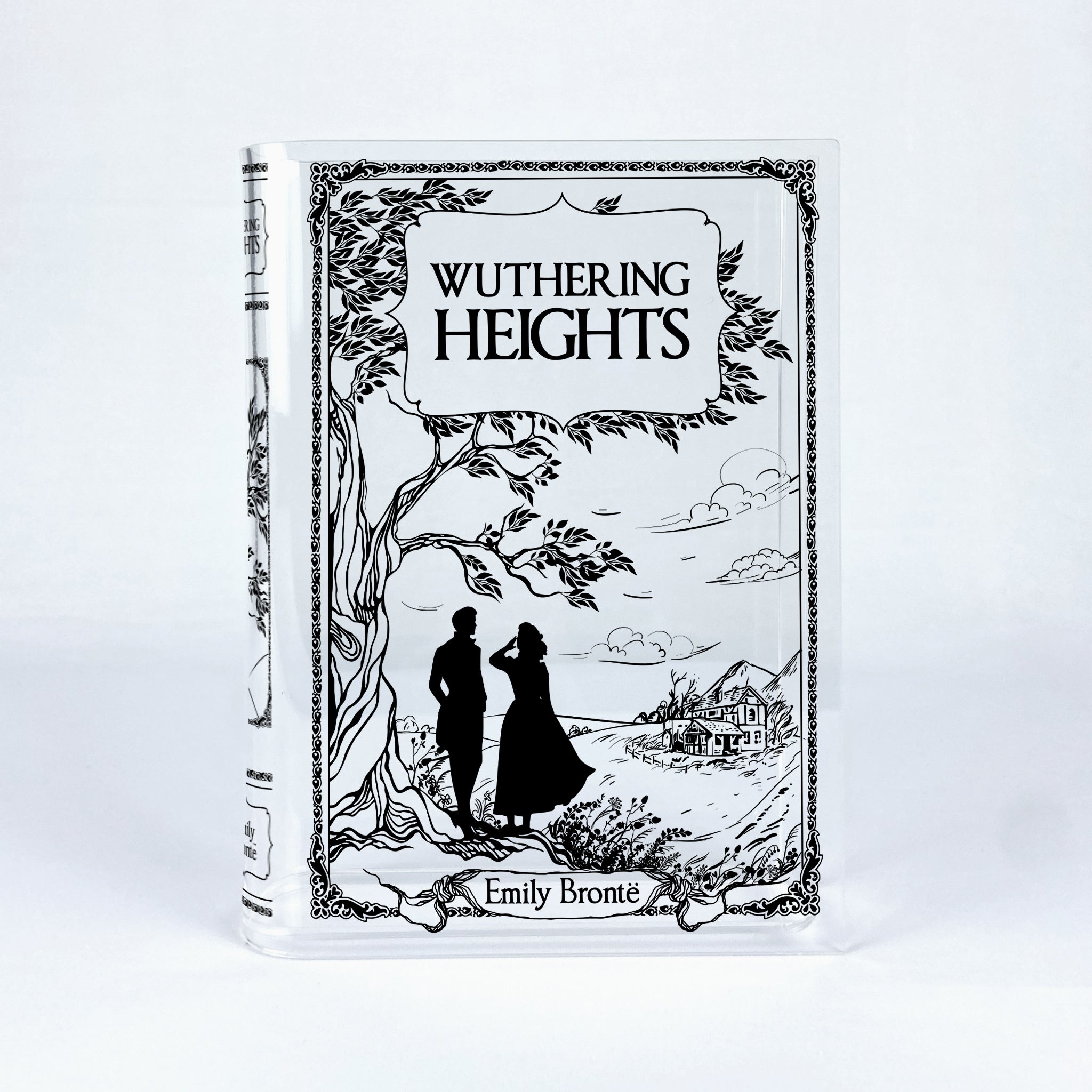 Wuthering Heights Acrylic Book Vase