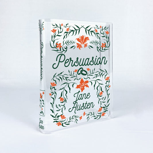 Persuasion Acrylic Book Vase - II