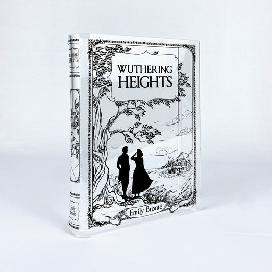 Wuthering Heights Acrylic Book Vase