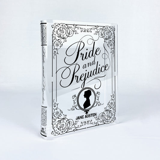 Pride and Prejudice Acrylic Book Vase - II