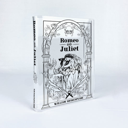 Romeo and Juliet Acrylic Book Vase