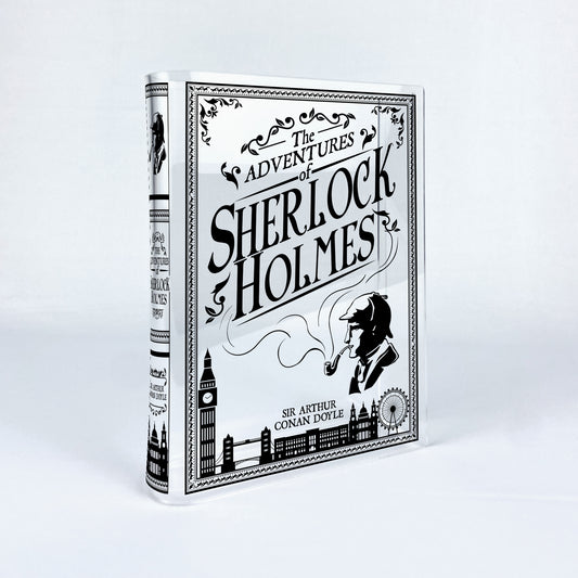 The Adventures of Sherlock Holmes Acrylic Book Vase